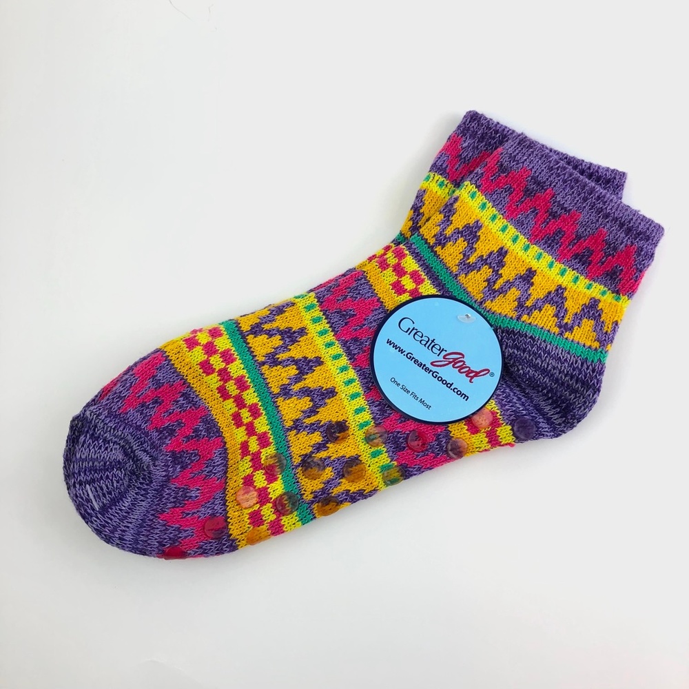 The Greater Good Women's Grip Non-Slip Socks One Size Fits Most New